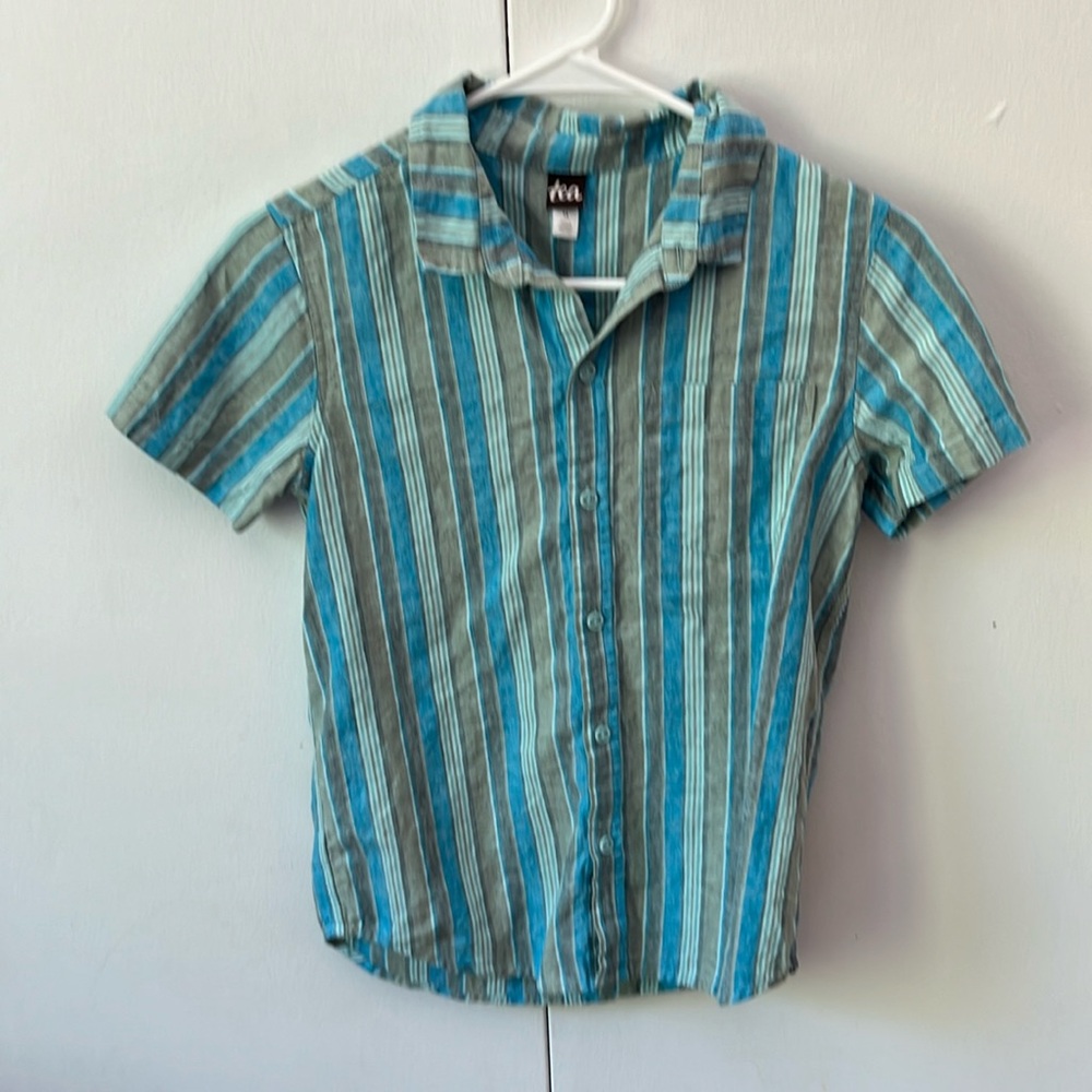 Short sleeve striped summer shirt Boys 14